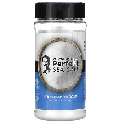 Dr. Murray's PerfeKt Sea Salt, Low Sodium, 16 oz (453.5 g)
