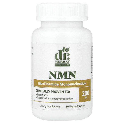 Dr. Murray's, NMN（ニコチンアミドモノヌクレオチド）、200mg、ヴィーガンカプセル60粒