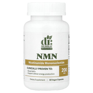 Dr. Murray's, NMN, 200 mg, 60 capsules vegan