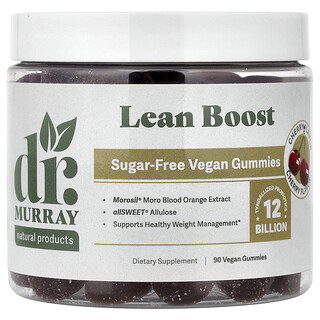 Dr. Murray's, Lean Boost Gummies, Cherry, 90 Vegan Gummies