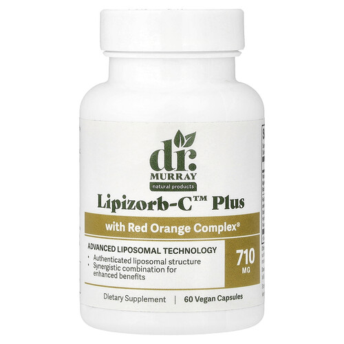 Dr. Murray's Lipizorb C™ Plus With Red Orange Complex®, 60 Vegan Capsules