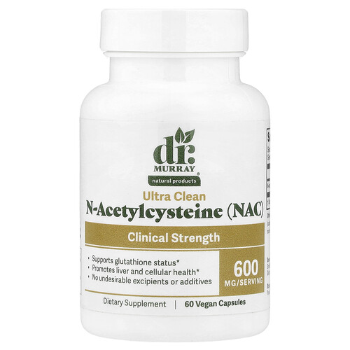 Dr. Murray's NAC, 600 mg, 60 Vegan Capsules