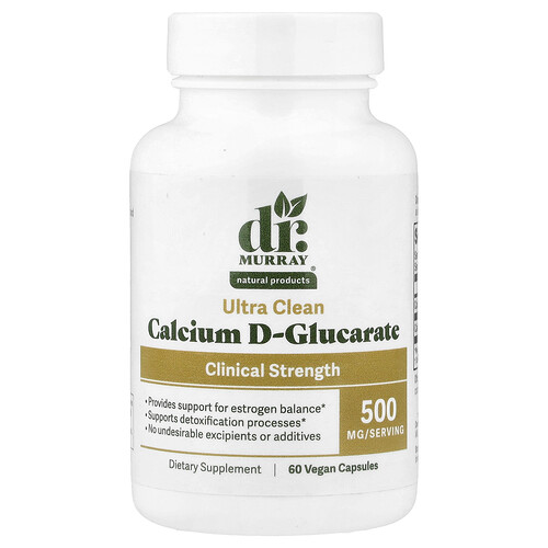 Dr. Murray's Calcium D-Glucarate, 500 mg, 60 Vegan Capsules