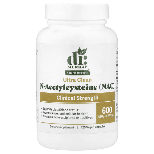 Dr. Murray's NAC, 600 mg, 120 Vegan Capsules