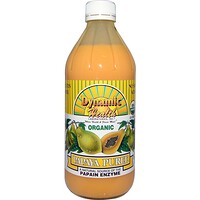 Organic, Papaya Puree, 16 fl oz (473 ml) - изображение
