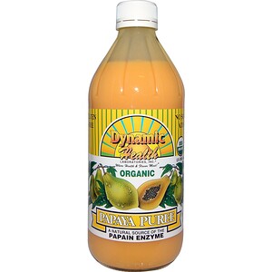 Отзывы о Динамик Хэлс Лабораторис, Organic Papaya Puree, 16 fl oz (473 ml)