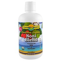 Organic Certified Noni Blend, Natural Raspberry Flavor, 32 fl oz (946 ml) - изображение