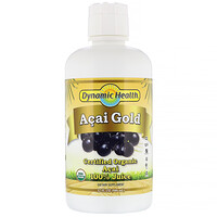 Certified Organic Acai Gold, 100% Juice, 32 fl oz (946 ml) - изображение