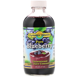 Динамик Хэлс Лабораторис, Pure Blueberry, 100% Juice Concentrate, Unsweetened, 8 fl oz (237 ml) отзывы покупателей
