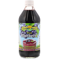 Pure Blueberry, 100% Juice Concentrate, Unsweetened, 16 fl oz (473 ml) - изображение