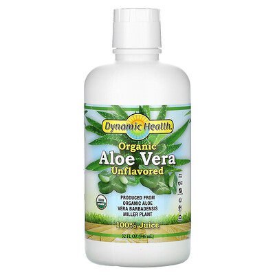 

Dynamic Health Laboratories Dynamic Health Laboratories Organic Aloe Vera Unflavored 32 fl oz (946 ml)