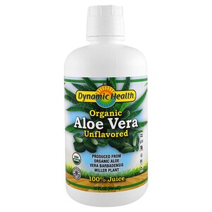 Отзывы о Динамик Хэлс Лабораторис, Organic Aloe Vera, Unflavored, 32 fl oz (946 ml)