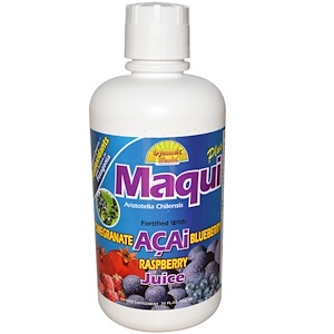 Отзывы о Динамик Хэлс Лабораторис, Maqui Plus Juice Blend, 32 fl oz (946 ml)