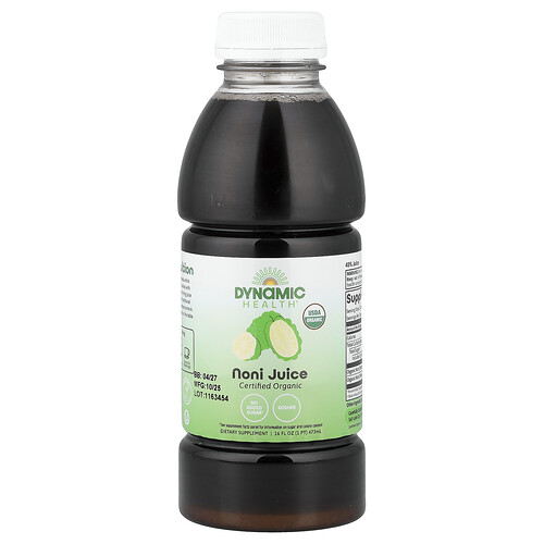 Dynamic Health Certified Organic Noni Juice , 16 fl oz (473 ml)