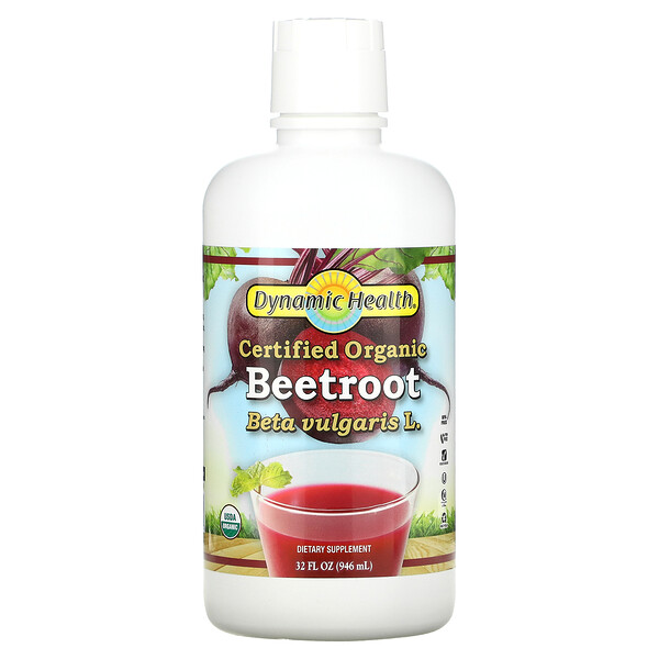 Dynamic Health  Laboratories‏, Certified Organic Beetroot, 32 fl oz (946 ml)