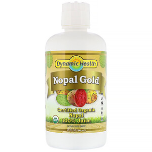 Отзывы о Динамик Хэлс Лабораторис, Certified Organic Nopal Gold, 100% Juice, 32 fl oz (946 ml)