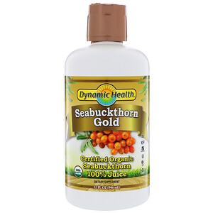Отзывы о Динамик Хэлс Лабораторис, Seabuckthorn Gold, Certified Organic Seabuckthorn 100% Juice, 32 fl oz (946 ml)
