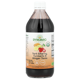 Dynamic Health, Tart Cherry, Turmeric & Ginger Tonic, 16 fl oz (473 ml)