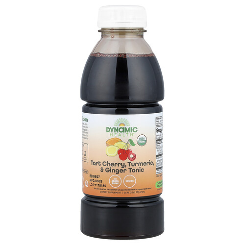 Dynamic Health, Tart Cherry, Turmeric & Ginger Tonic, Sauerkirsche, Kurkuma und Ingwer-Tonikum, 473 ml (16 fl. oz.)