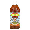 Dynamic Health  Laboratories, Organic Raw Apple Cider Vinegar with Mother & Honey, 16 fl oz (473 ml)