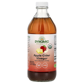 Dynamic Health, Jablčný ocot s materským medom, 473 ml