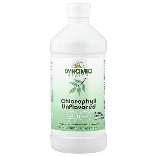 Dynamic Health Chlorophyll, Unflavored, 16 fl oz (473 ml)