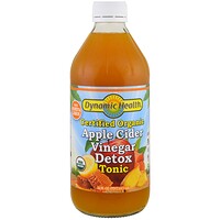 Dynamic Health Laboratories 認定オーガニックアップルサイダービネガーデトックストニック 16液量オンス 473 Ml Iherb