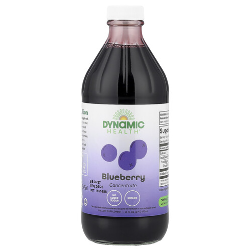 Dynamic Health, Heidelbeerkonzentrat, 473 ml
