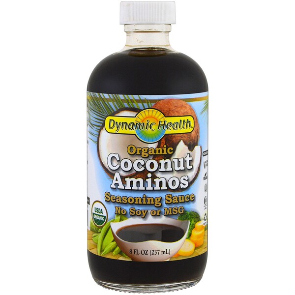 Dynamic Health Laboratories‏, Organic Coconut Aminos, Seasoning Sauce, 8 fl oz (237 ml)