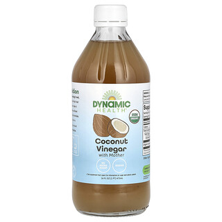 Dynamic Health, Kokoseddike med mor, 473 ml