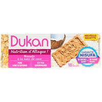Oat Bran Cookies, Coconut, 6 Packets, 3 Cookies (37.5 g) Each - изображение