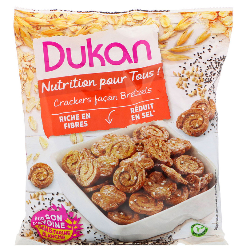Dukan Diet, Oat Bran Pretzels, 3.5 oz (100 g) iHerb
