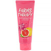 Doori Cosmetics, Farms Therapy，氣泡身體乳，葡萄柚清潔，6.7 液量盎司（200 毫升）