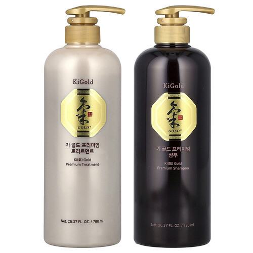 DAENG GI MEO RI, Gold Premium Hair Set, hochwertiges Haarset, 2 Flaschen, je 780 ml (26,37 fl. oz.).