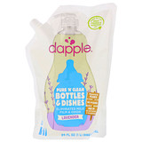 Dapple, Запасной наплнитель Eco,  Жидкость для мытья детской бутылочки и посуды, упаковка наполнителя, Лаванда, 34 жидких унций (1005.5 мл) отзывы