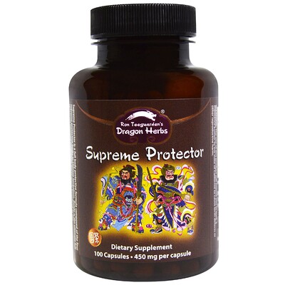 Dragon Herbs Supreme Protector, 500 мг, 100 растительных капсул
