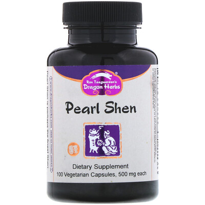 Dragon Herbs Pearl Shen, 500 мг, 100 растительных капсул