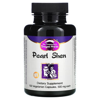 Dragon Herbs, Pearl Shen, 500 mg, 100 cápsulas vegetarianas
