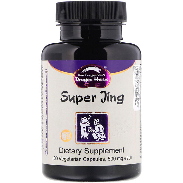 Dragon Herbs‏, Super Jing, 500 mg, 100 Veggie Caps