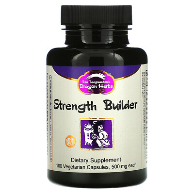 Dragon Herbs Strength Builder, 500 mg, 100 Vegetarian Capsules