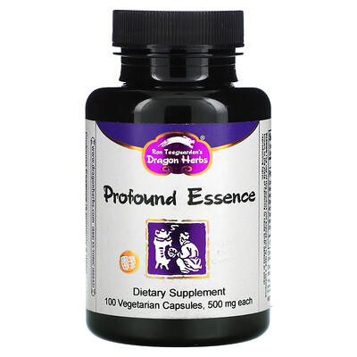 

Dragon Herbs, Profound Essence, 500 mg, 100 Vegetarian Capsules
