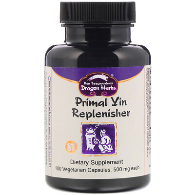 Dragon Herbs Primal Yin Replenisher, 500 mg, 100 Vegetarian Capsules