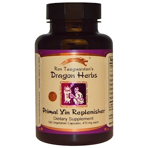 Dragon Herbs, Главный регенератор энергии инь, 500 мг, 100 капсул