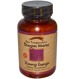 Dragon Herbs, Молодые легкие, 500 мг, 100 растительных капсул отзывы