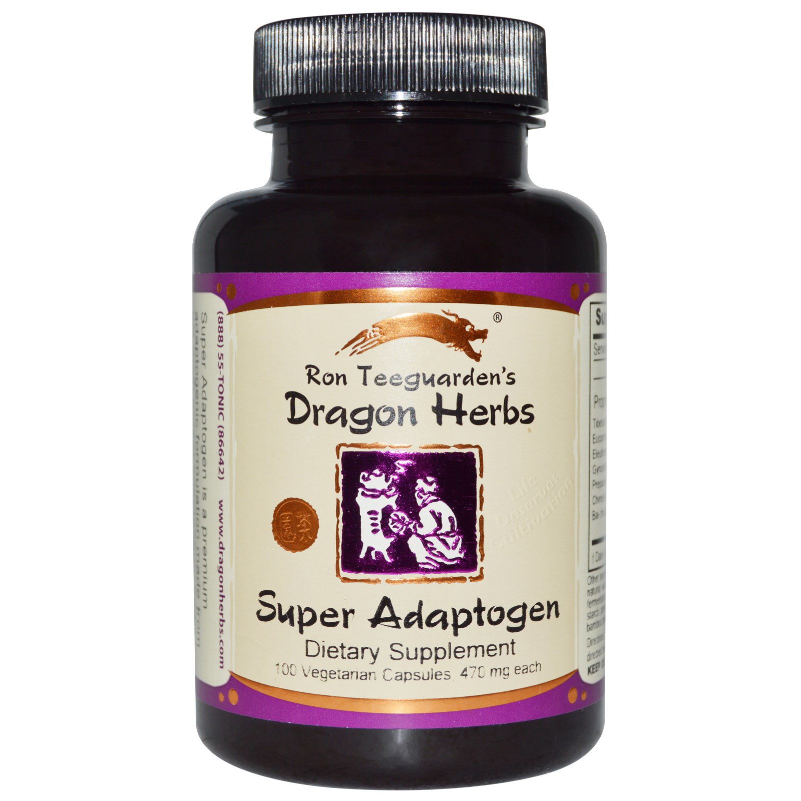 Dragon Herbs, Super Adaptogen, 470 mg, 100 Veggie Caps iHerb