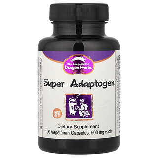 Dragon Herbs, Superadaptógeno, 100 cápsulas vegetales