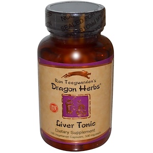 Драгон Хербс, Liver Tonic, 500 mg, 100 Veggie Caps отзывы
