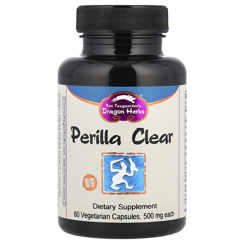 Dragon Herbs, Perilla Clear, 500 mg, 60 pflanzliche Kapseln