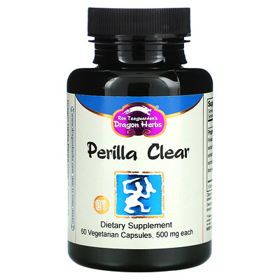 

Dragon Herbs Perilla Clear 500 mg 60 Vegetarian Capsules