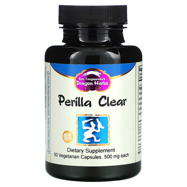 Perilla Clear, 500 мг, 60 вегетарианских капсул